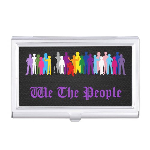 LGBT We The People design Business Card Case