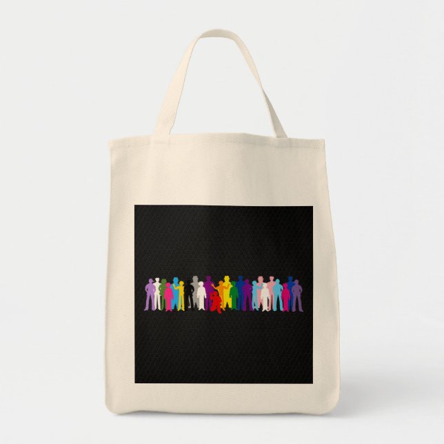 LGBT We The People design Tote Bag (Front)