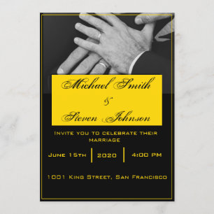 LGBT Wedding Invitation