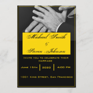 LGBT Wedding Invitation