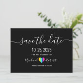 LGBT Wedding Save The Date (Standing Front)