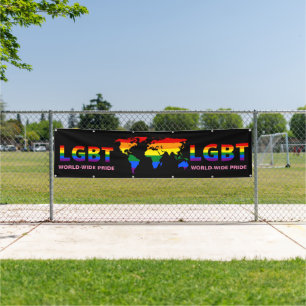 LGBT WORLD-WIDE PRIDE PARADE  BANNER