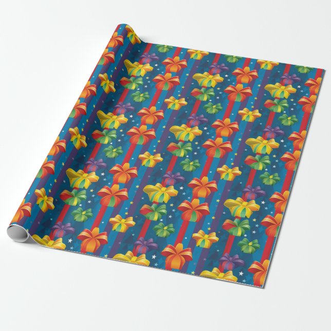 LGBT Wrapping Wonderland Paper (Unrolled)