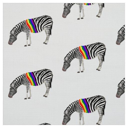 LGBT Zebra Fabric