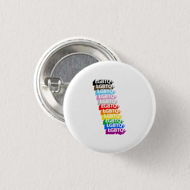 LGBTQ 3D BUTTON (Front & Back)
