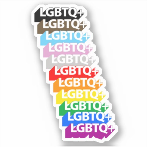 LGBTQ 3D STICKER