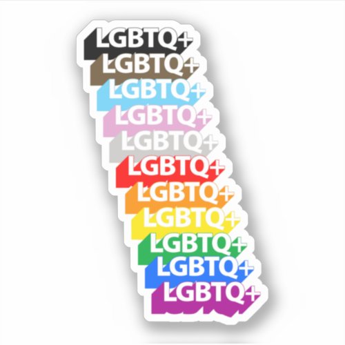 LGBTQ 3D STICKER