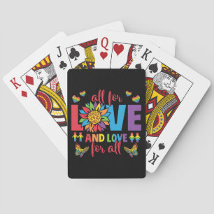 LGBTQ - All For Love and Love For All Poker Cards