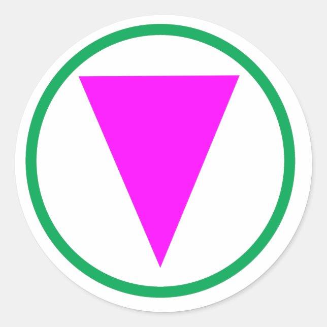 LGBTQ ally. Classic Round Sticker (Front)