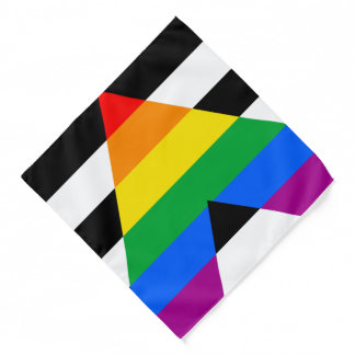 LGBTQ+ Ally Flag Bandana