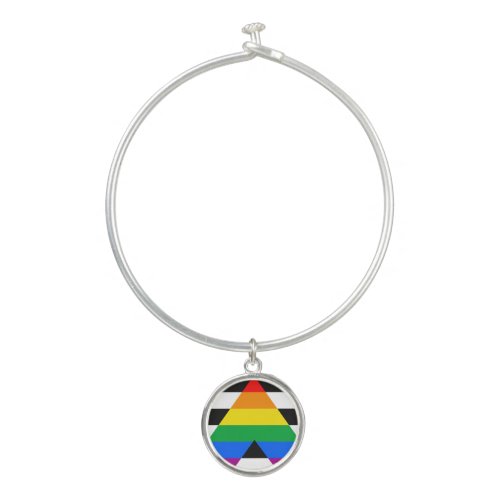 LGBTQ Ally Flag Bangle Bracelet