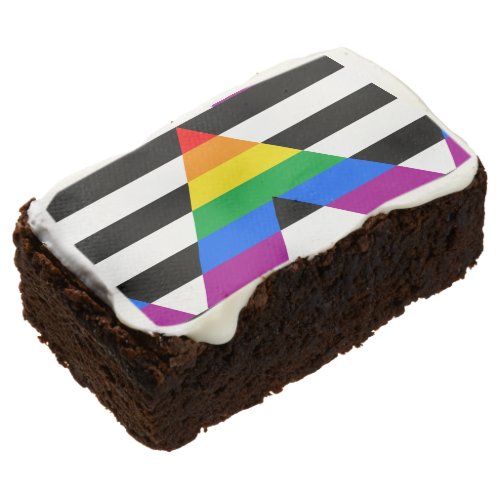 LGBTQ Ally Flag Brownie