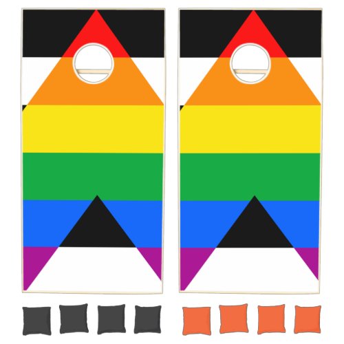LGBTQ Ally Flag Cornhole Set