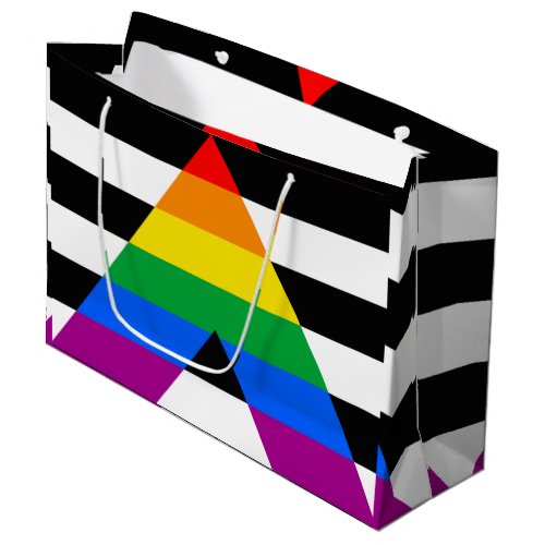 LGBTQ Ally Flag Large Gift Bag