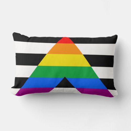 LGBTQ Ally Flag Lumbar Pillow