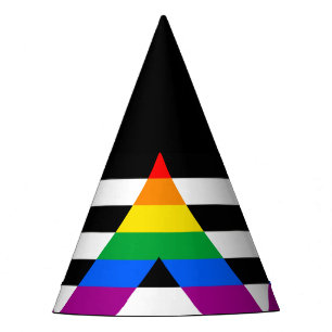 LGBTQ+ Ally Flag Party Hat