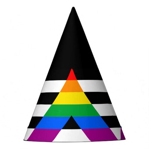 LGBTQ Ally Flag Party Hat