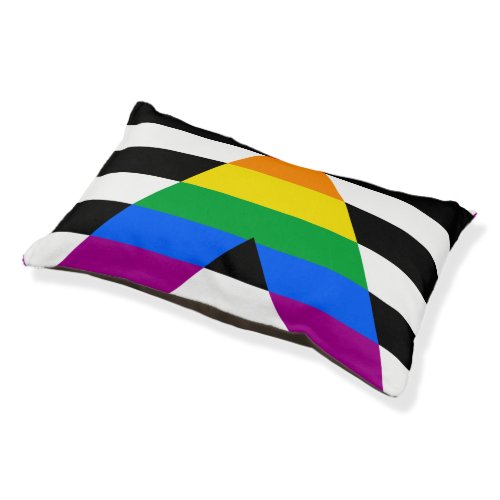 LGBTQ Ally Flag Pet Bed