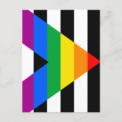 LGBTQ Ally Flag Postcard