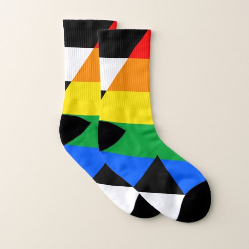 LGBTQ Ally Flag Socks