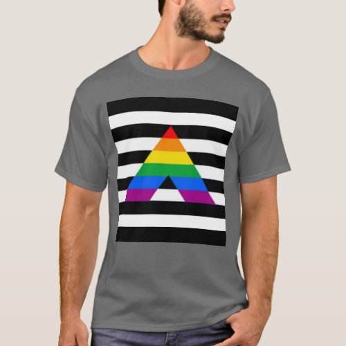LGBTQ Ally Flag  T_Shirt