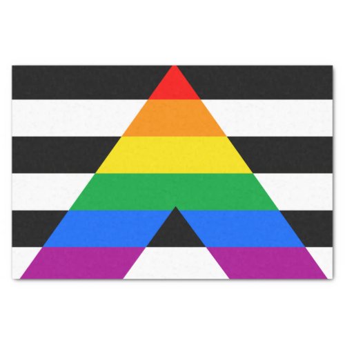 LGBTQ Ally Flag Tissue Paper