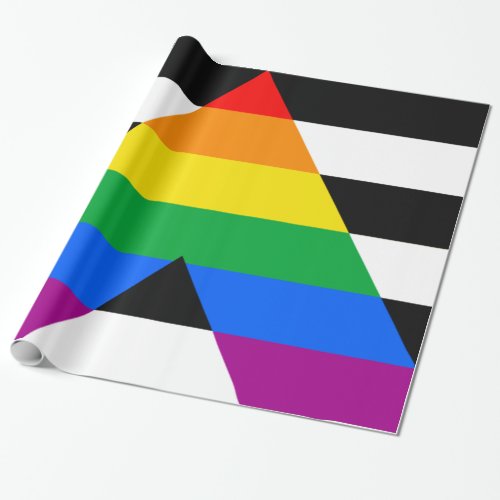 LGBTQ Ally Flag Wrapping Paper
