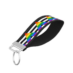 LGBTQ+ Ally Flag Wrist Keychain