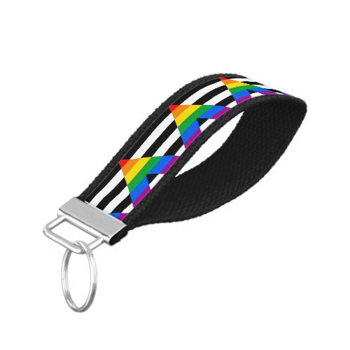 LGBTQ Ally Flag Wrist Keychain