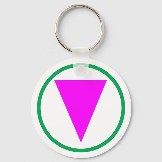 LGBTQ ally. Keychain (Front)