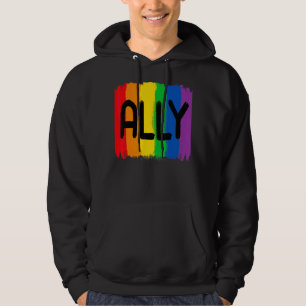 Lgbtq Ally Lgbt Lesbian Gay Bisexual Pride Month Hoodie