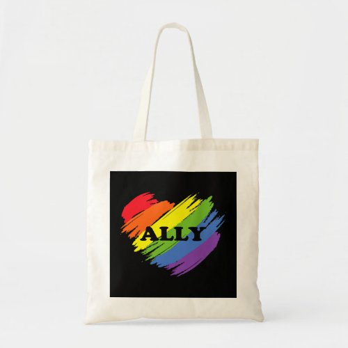 LGBTQ Ally Shirt for Gay Pride Men Women Children  Tote Bag