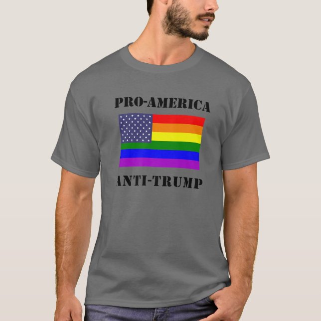 LGBTQ Anti Trump T-Shirt (Front)