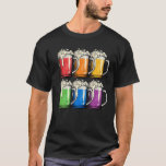 LGBTQ Beer Mug Gay Pride LGBT Rainbow Flag Proud A T-Shirt