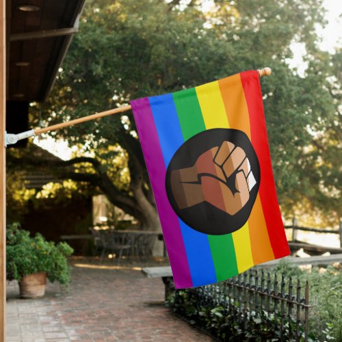 LGBTQ BIPOC Pride House Flag