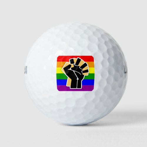 LGBTQ Black Ally Golf Balls