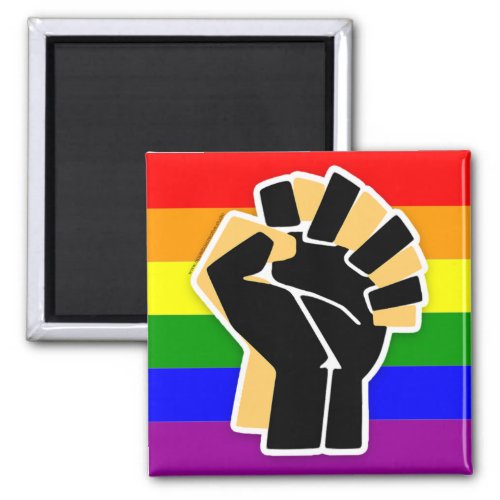 LGBTQ Black Ally Magnet