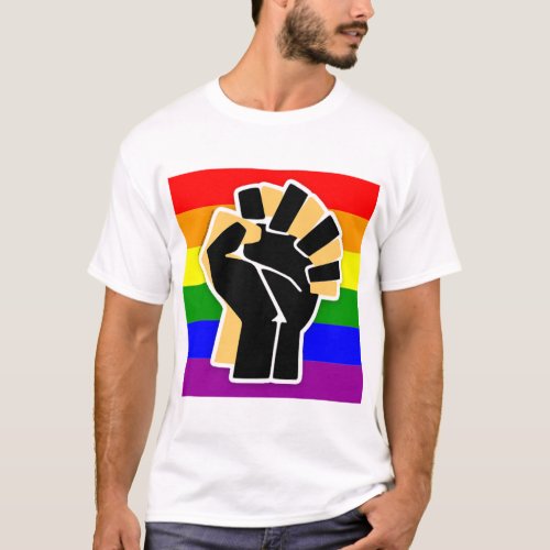 LGBTQ Black Ally T_Shirt