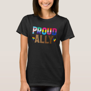 Lgbtq Black Pride Proud Ally Lesbian Gay Bi Trans T-Shirt