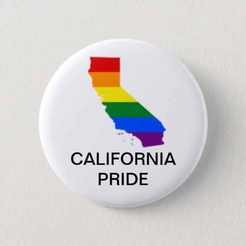 LGBTQ CALIFORNIA PRIDE BUTTON