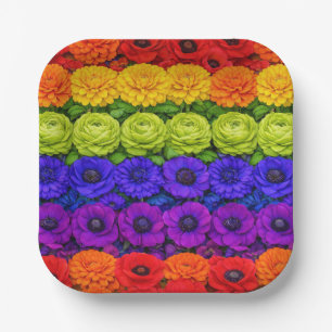 🌈LGBTQ+ CHEERS! Flourish Together Paper Plates