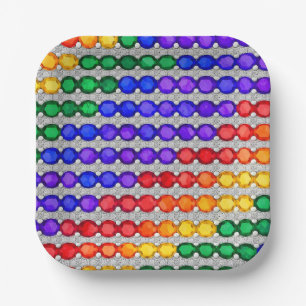 🌈LGBTQ+ CHEERS!  Intertwined in Pride Paper Plates