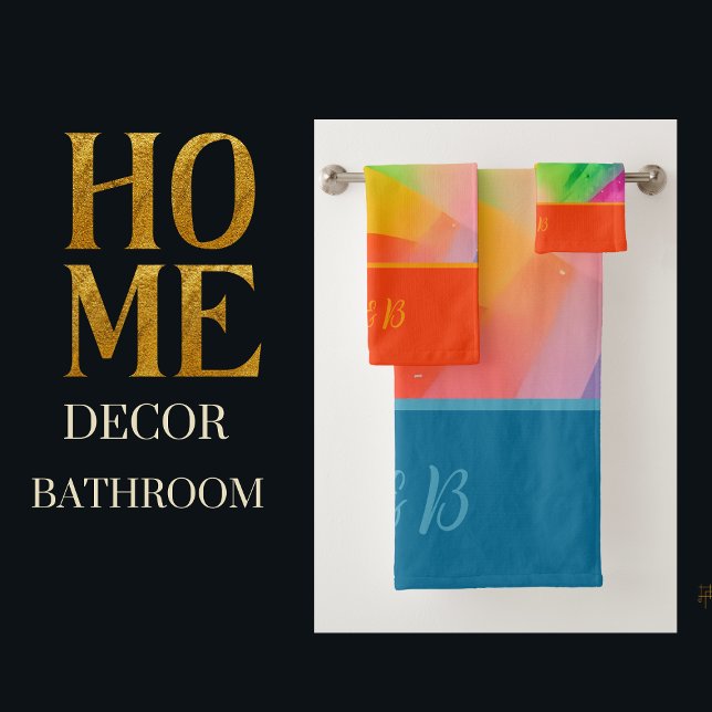 lgbtq colorful rainbow  bath towel set (Creator Uploaded)