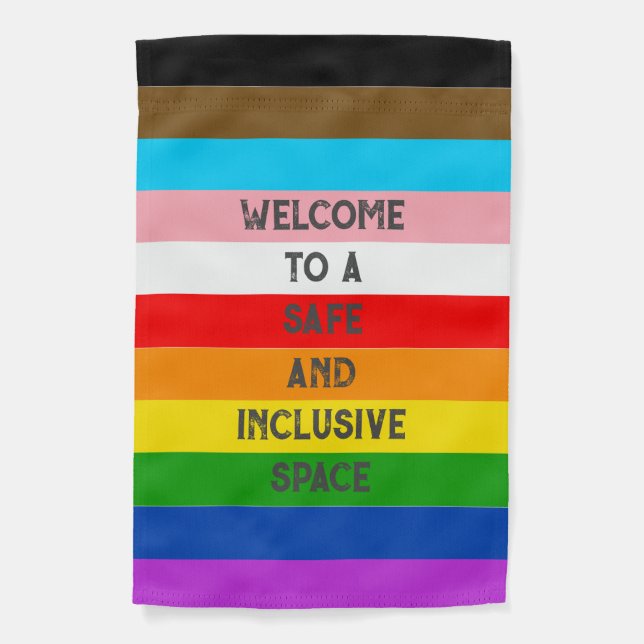 LGBTQ Customisable Progress Pride Flag Rainbow (Front)
