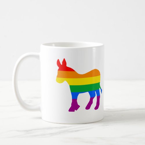 LGBTQ Democrat Pride Coffee Mug