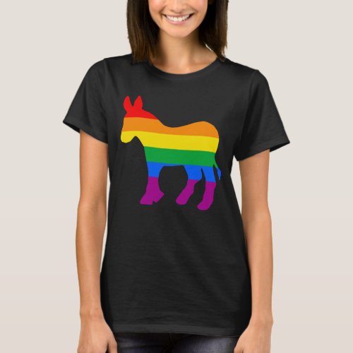 LGBTQ DEMOCRAT PRIDE T_Shirt