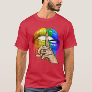 LGBTQ Don't Judge What You Don't Understand Gay Pr T-Shirt