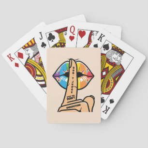 LGBTQ - Don't Judge What You Don't Understand Poker Cards