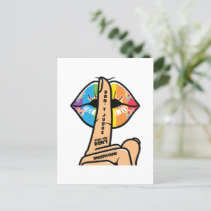 LGBTQ - Don't Judge What You Don't Understand Postcard