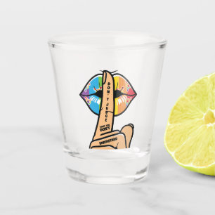 LGBTQ - Don't Judge What You Don't Understand Shot Glass